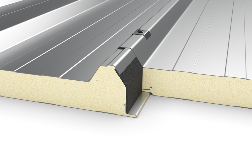 Sandwichplatten Dach Kern: 60 mm