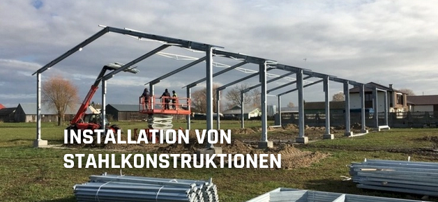 Montage von Stahlkonstruktionen Montage von Stahlkonstruktionen
